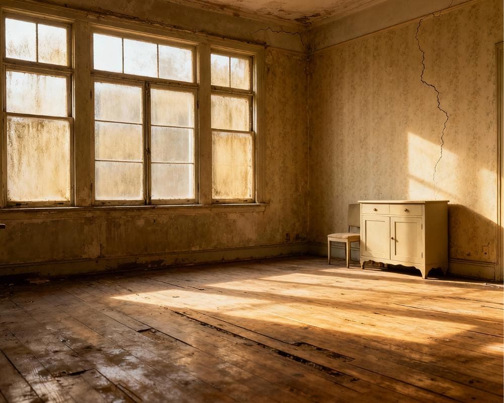 Zimmer vor der KI-Umgestaltung