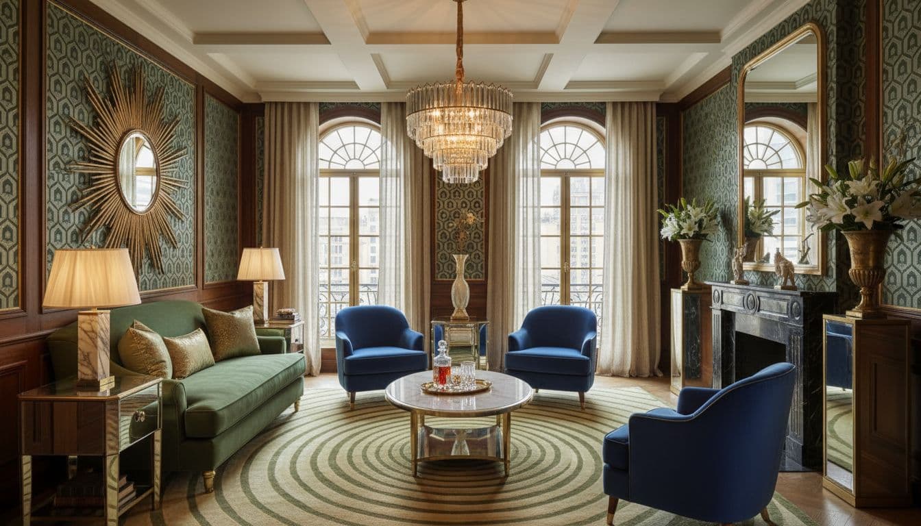 Art Deco Einrichtungsstil: Der Guide für Glamour, Gold und Geometrie