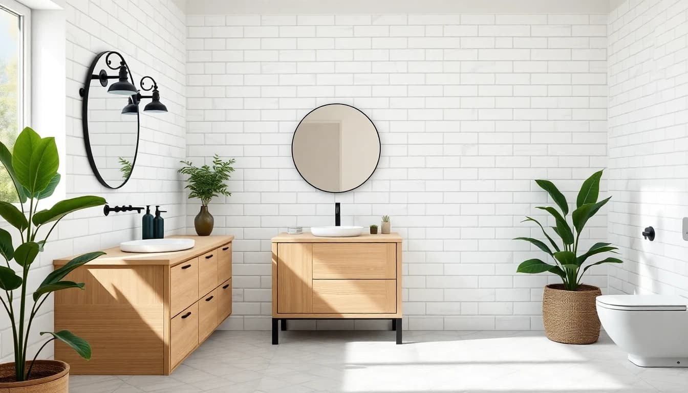 Badezimmer skandinavisch einrichten: Ideen für nordisches Spa-Gefühl