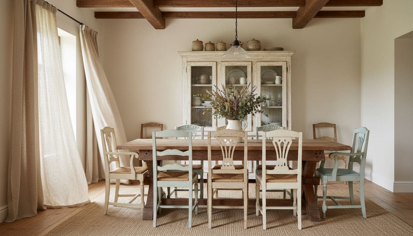 Esszimmer im Landhausstil einrichten: Ideen, Möbel & Farben