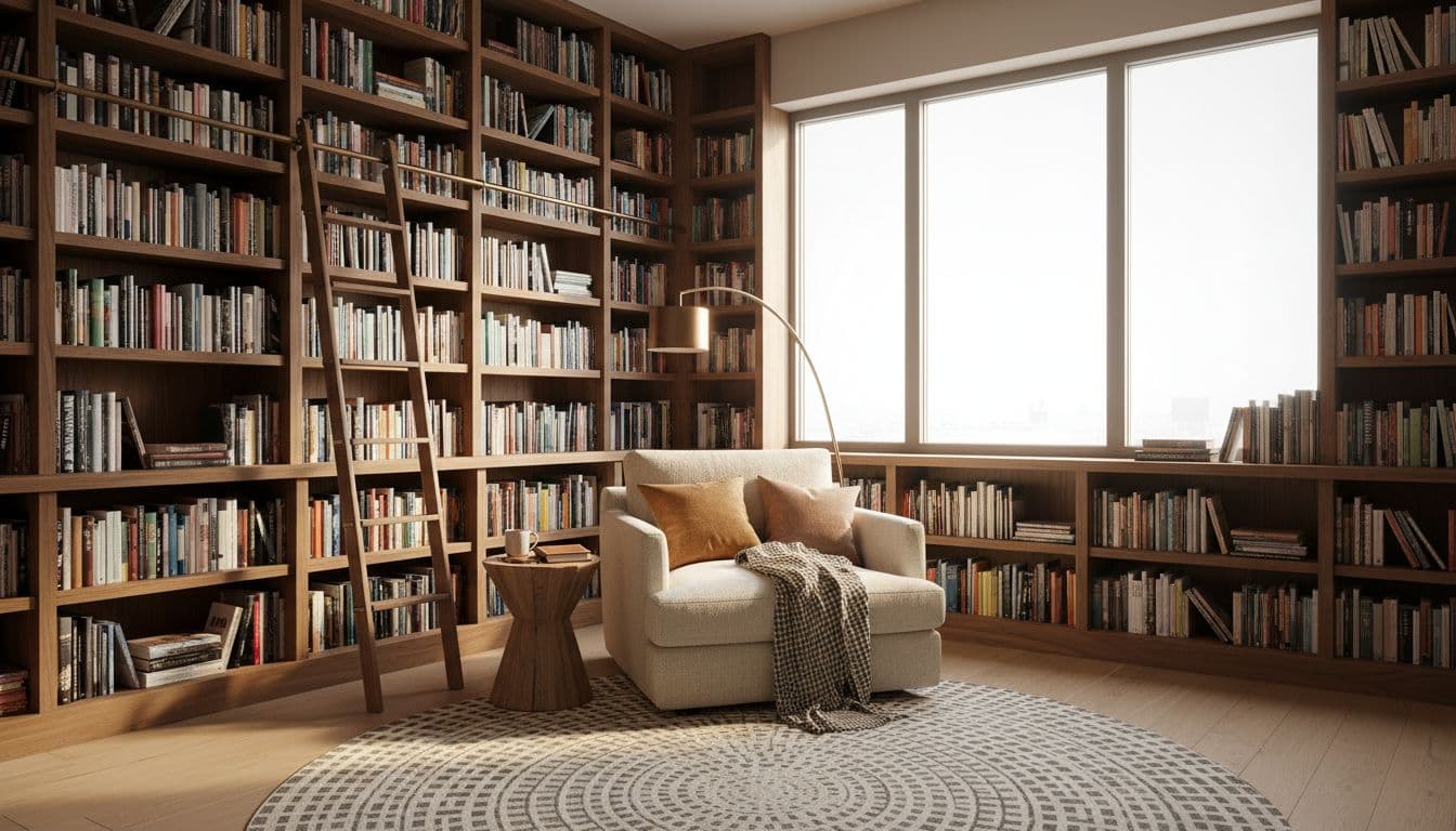 Hausbibliothek einrichten: So wird der eigene Lese-Rückzugsort perfekt