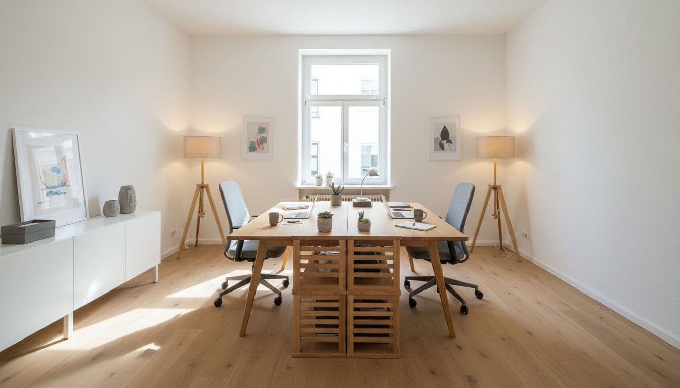 Homeoffice für zwei einrichten: Wenn sich zwei Arbeitsplätze ein Zimmer teilen