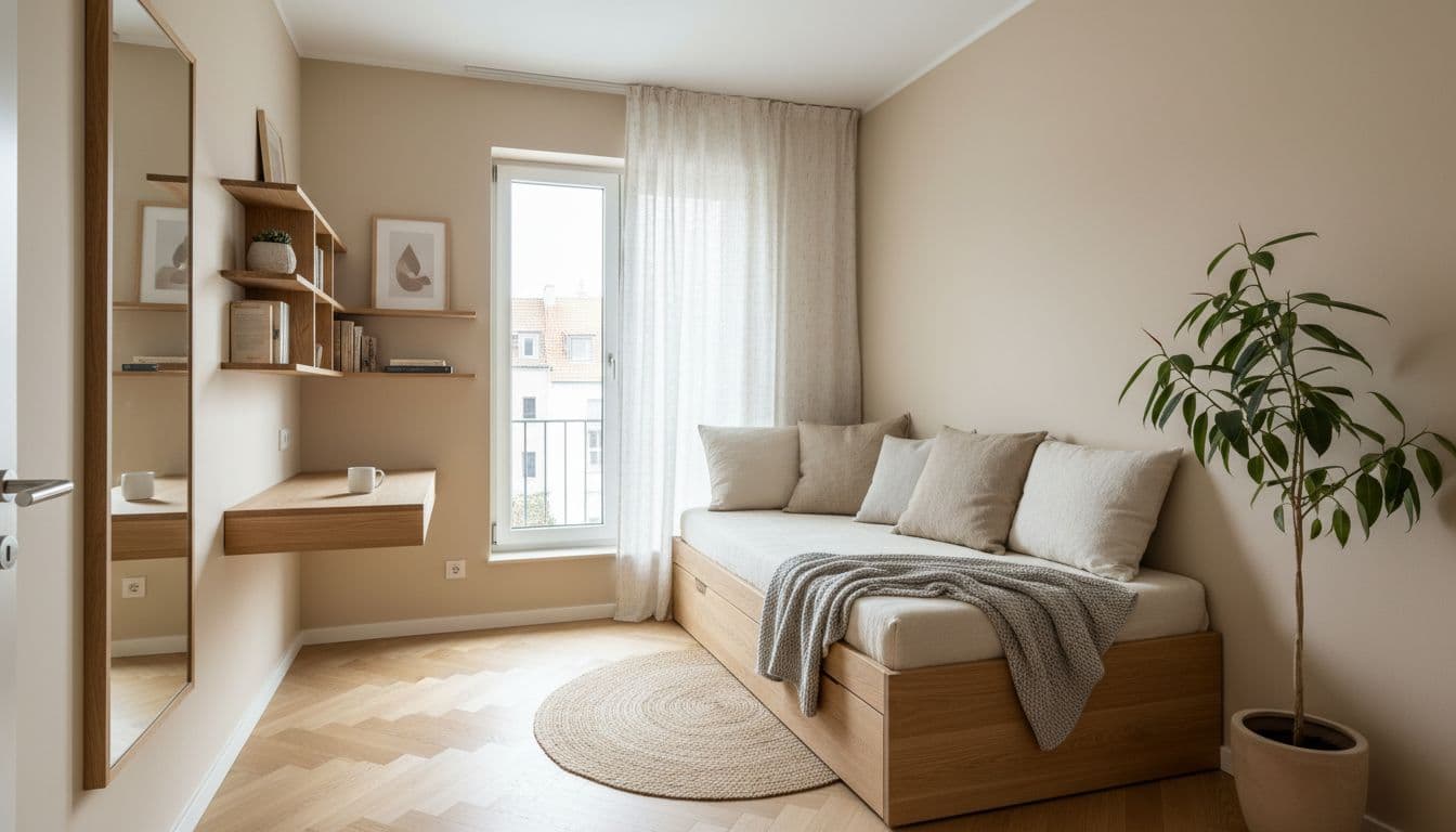 Kleinen Raum einrichten: 17 Tricks für 8 qm, schmale und längliche Zimmer