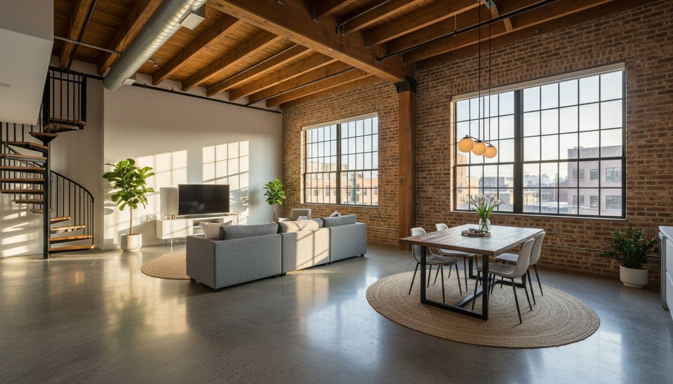 Loft einrichten: Ideen für offene Grundrisse, Zonierung & Industrial-Charme