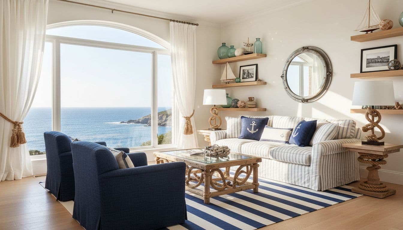 Maritimer Einrichtungsstil: Ideen, Farben & Materialien für den Coastal-Look