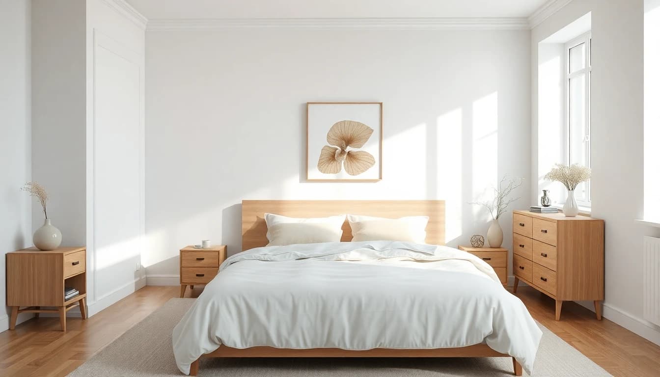 Schlafzimmer skandinavisch einrichten: Ruhige Ideen für besseren Schlaf