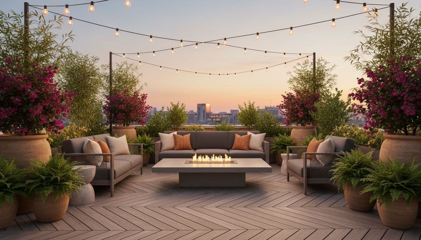 Terrasse gestalten: Ideen für Möbel, Pflanzen, Licht und Sichtschutz