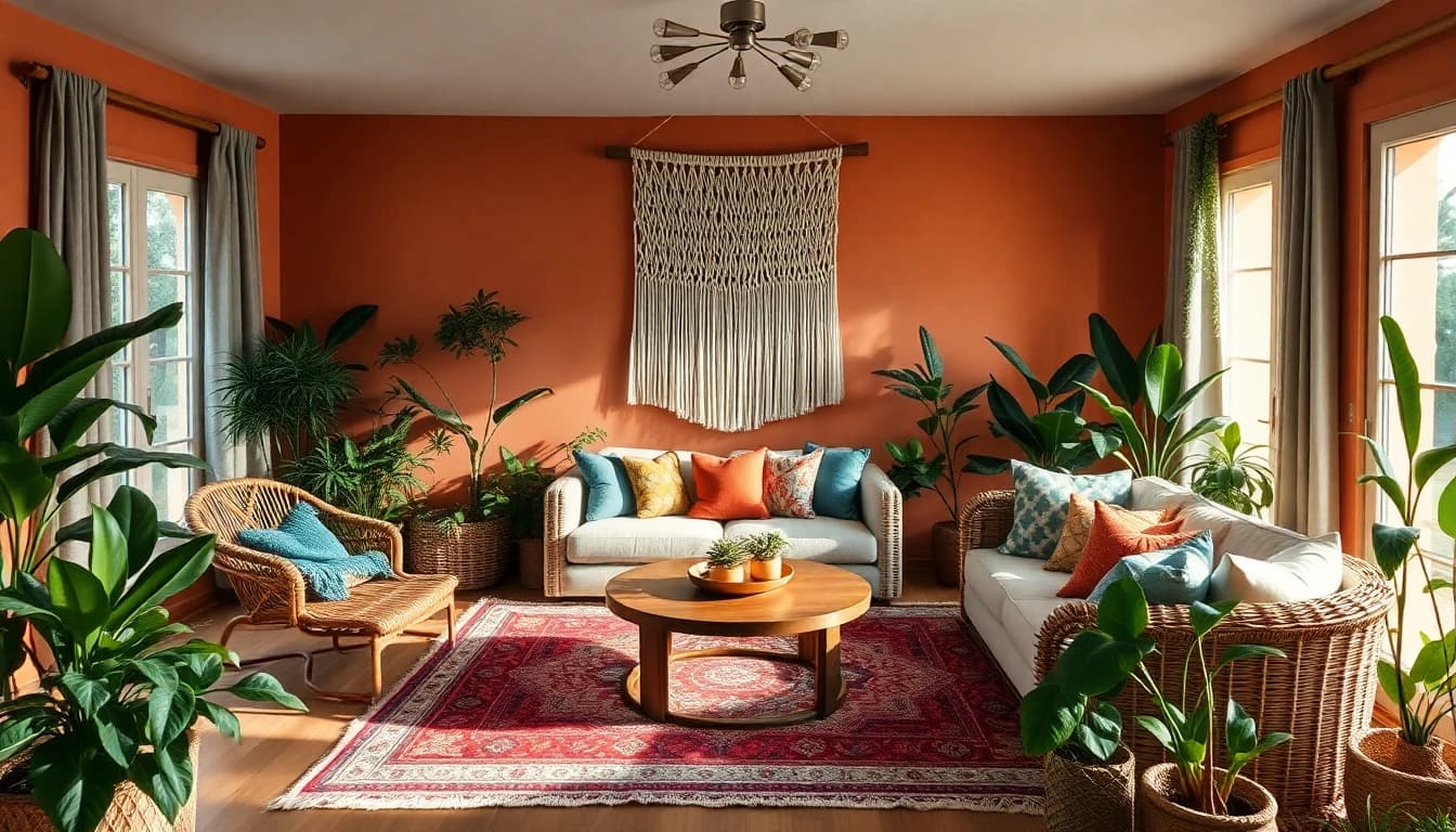 Wohnzimmer im Boho-Stil einrichten: Ideen, Farben & Möbel