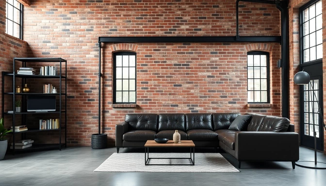 Wohnzimmer im Industrial-Stil einrichten: Ideen, Möbel & Farben