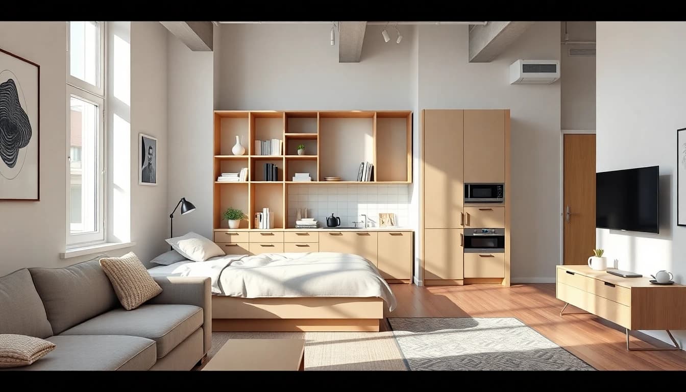 1 Zimmer Wohnung einrichten 30qm - Clevere Raumaufteilung für kleine Wohnungen