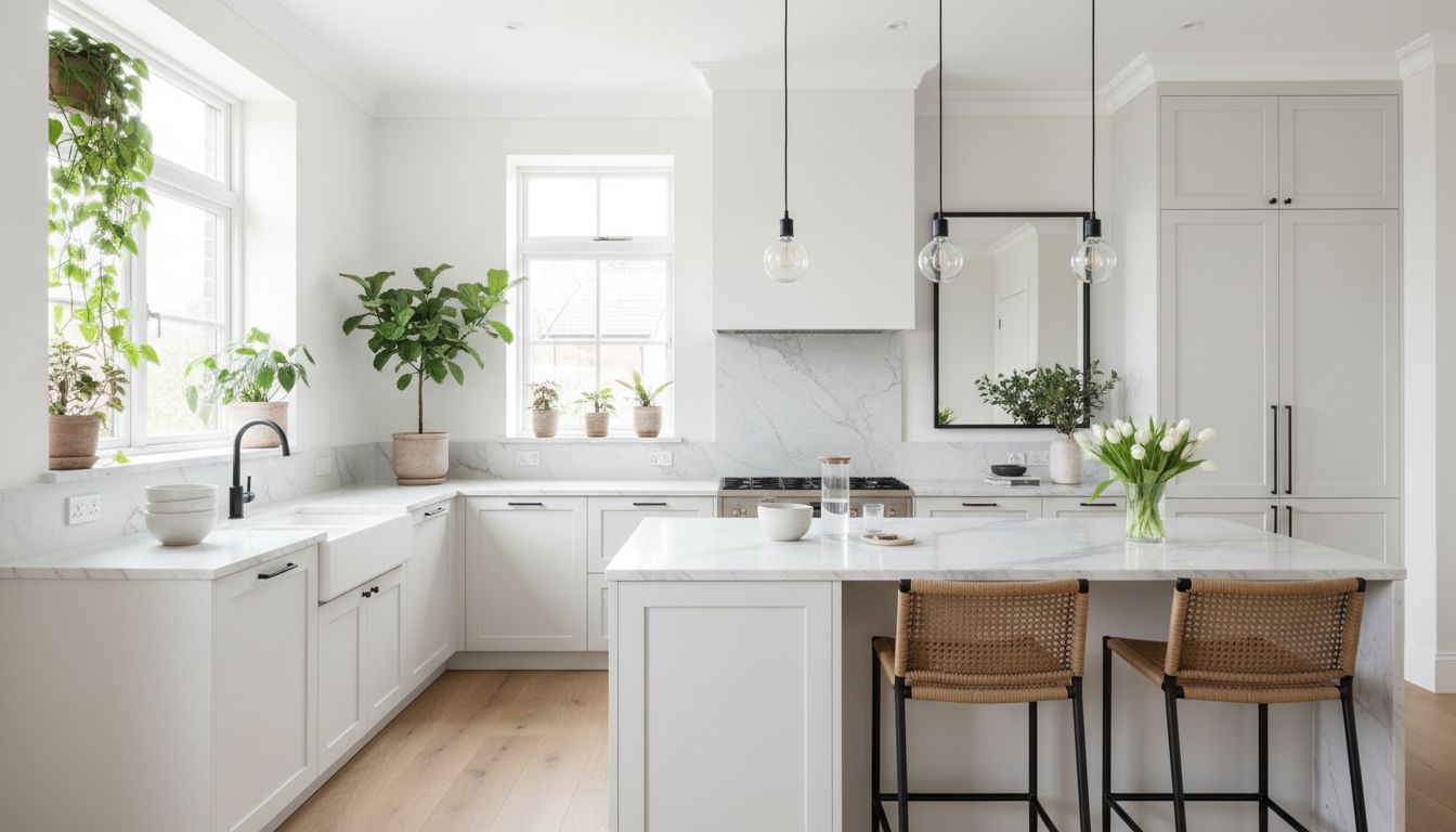 Moderne Küche Design Vorschlag von DecorAI KI Raumplaner App